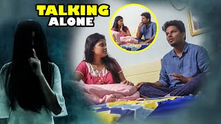 நடுராத்திரில யாருகிட்ட டா பேசுற 😳 TALKING with GHOST GIRLFRIEND PRANK on WIFE 😂 [upl. by Lavinie]