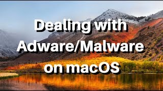 Adware amp Malware Removal macOS [upl. by Eirb366]