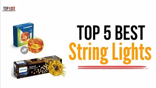 Top 5 best String Lights in india  Diwali Lights  Home Decoration Lights [upl. by Cayser]