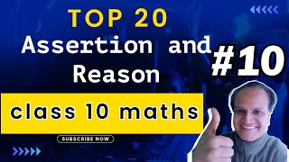 CBSE Class 10 Maths assertion and reason questions for board exam  bhaskar sir  राधे राधे [upl. by Wenona]