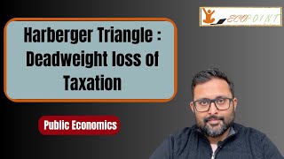 Deadweight Loss of Taxation Part 2 Harberger Triangle CUET PG Economics Indian Economic Services [upl. by Nilyac439]