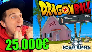 Ich verdiene 25000€ mit dem DRAGONBALL HAUS  House Flipper [upl. by Kramnhoj]