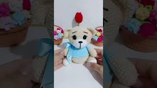 Ursinho Amigurumi 💙 crochet diy crocheterapia manualidades [upl. by Schoenburg]