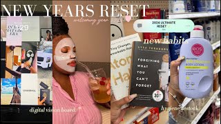 NEW YEARS RESET FOR 2024  HYGIENE RESTOCKDIGITALVISION BOARDupdated skincare productsrebranding [upl. by Liss877]