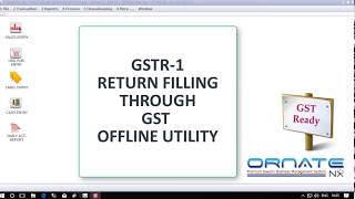 OFFLINE GSTR 1 UTILITY [upl. by Blase]