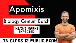 Apomixis  Biology Centum Batch [upl. by Ahserb72]