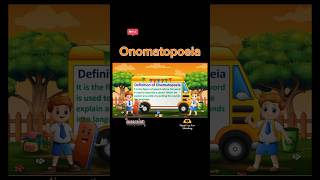 Onomatopoeia examples grammar knowledge learnenglish learning klwp englishgrammar [upl. by Abehs]