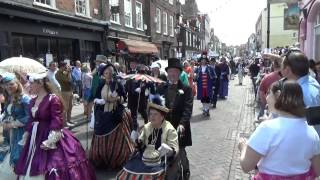 Rochester Dickens Festival 2014 Parade [upl. by Oznohpla]