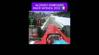 ALONSO RACE MONZA 🇮🇹 2012  f1onboard v8 formula1 automobile alonso [upl. by Burtis26]