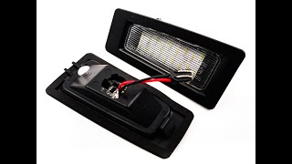 Ledowe Lampki Tablicy Rejestracyjnej LED MAZDA 3 CX3 [upl. by Domineca]