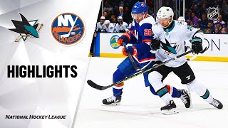 NHL Highlights  Sharks  Islanders 022320 [upl. by Mitchiner]