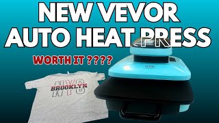 Is the Brand New Vevor Auto Heat Press A Must Have Or a Pass Full Review amp Demo 15x15 Heat Press [upl. by Aiak]