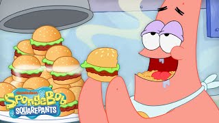 Every Food Patrick Eats 😋  Mukbang Marathon  SpongeBob [upl. by Odlanra4]