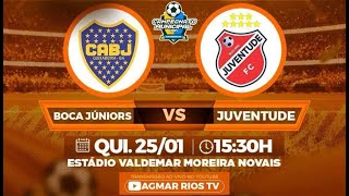 Boca Juniors x Juventude  Campeonato Municipal de Quixabeira 2024 [upl. by Ahsinal]