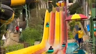 Funny Reaction Water Slides Boys Enjoying [upl. by Terej476]