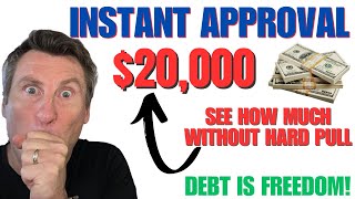 20K INSTANT Approval Credit Card 0 Interest 15 Months Better than LOAN [upl. by Nylannej]