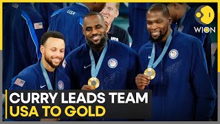 Paris Olympics 2024 USA wins fifth straight gold in mens basketball  WION [upl. by Mellitz]