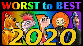 Animated Films of 2020 Worst to Best [upl. by Elakram209]