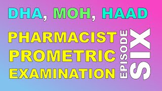 DHA  HAAD  MOH  GCC Pharmacists Prometric Examination  Model Questions with Answer and Rationale [upl. by Terriss]