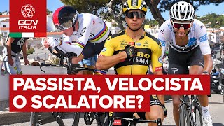 Specializzazioni nel ciclismo su strada  passista velocista o scalatore [upl. by Rowney603]