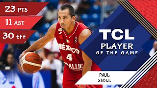 Paul Stoll 23 PTS  TCL Player Of The Game  CIV vs MEX  FIBA OQT 2024 Puerto Rico [upl. by Figge384]