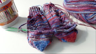 2 Socken gleichzeitig stricken  die CraSy Herzchenferse [upl. by Lichtenfeld]