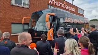 Armagh Team Leave Athletic Grounds Before AllIreland Final [upl. by Storz]