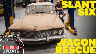 NEW PROJECT Unique old 1960s Dodge wagon parked for 25 years  Redline Rebuild Update [upl. by Maximo]