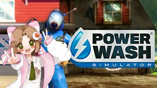 【powerwashsimulator 】さっくり高圧洗浄しながら雑談をする枠【新人Vtuber  味玉なると 】 [upl. by Aeht]