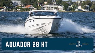 AQUADOR 28 HT  Das perfekte Boot für lange Reisen [upl. by Gannie]