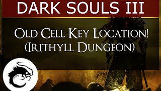 Dark Souls 3  Irithyll Dungeon  Old Cell Key Location [upl. by Delphine755]