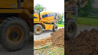 Ajax Mixer shorts video 💯😭👀 ajax jcb tractor jcbbuldozer [upl. by Ahsemot]