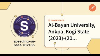 Al Bayan University Kogi Post UTME Application Process Requirements and Deadlines UPDATED [upl. by Kung]