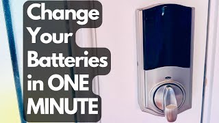 How To Change The Batteries in Your Kwikset Kevo Smart Lock in ONE MINUTE [upl. by Payton291]