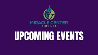 CMFI USA Miracle Center  Announcements [upl. by Veronike]