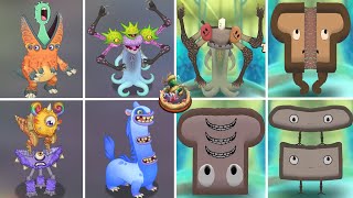 ALL Monsters Ethereal Workshop Vs Ethereal Toastshop by Toasty  My Singing Monsters [upl. by Asilana]