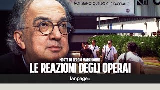 Le reazioni degli operai della Fca di Pomigliano alla morte di Marchionne [upl. by Ennaeilsel]