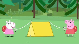 Peppa Pig Official Channel  Camping Trip  Cartoons For Kids  Peppa Pig Toys [upl. by Ettennahs]