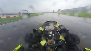 KZ POV Onboard wet in Cremona Circuit [upl. by Naara]