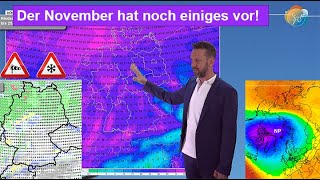 Der November hat noch einiges vor Übernächste Woche Schnee Wettervorhersage 1017112024 [upl. by Ednew]