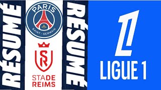 Reims 11 PSG Résumé du match  Ligue 1 20242025 [upl. by Toth]