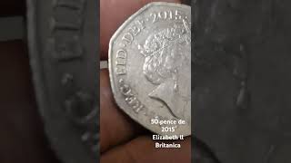 50 pence de 2015 Elizabeth ll Britanica coleccionista  errores [upl. by Domela]