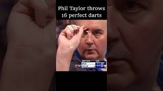 Underrated  16 perfect darts by Phil Taylor [upl. by Eimerej851]