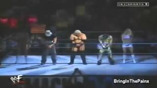 Smackdown 2000 Too Cool Rikishi amp Victoria Share A Dance In The Ring [upl. by Tsirc]