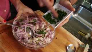 How to Make Ceviche Peruvian Seafood Dish [upl. by Willi]