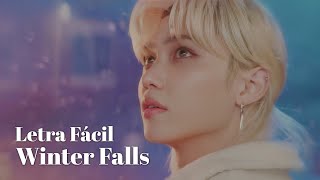 STRAY KIDS  WINTER FALLS Letra Fácil  Pronunciación Fácil  Easy Lyrics [upl. by Aleacem]