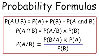 Probability Formulas Symbols amp Notations  Marginal Joint amp Conditional Probabilities [upl. by Gualterio15]