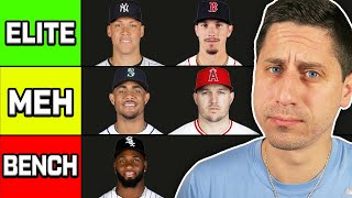 Ranking Every MLB Center Fielder Tier List [upl. by Aleira]