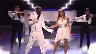 Black Eyed Peas  Just Cant Get Enough Live  American Idol  2011 [upl. by Ymmit]