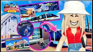 TOPIA EXPRESSLAND TRIP PASS LUXURY RV SECRETS AND MORE LIVETOPIA ROBLOX [upl. by Melak]